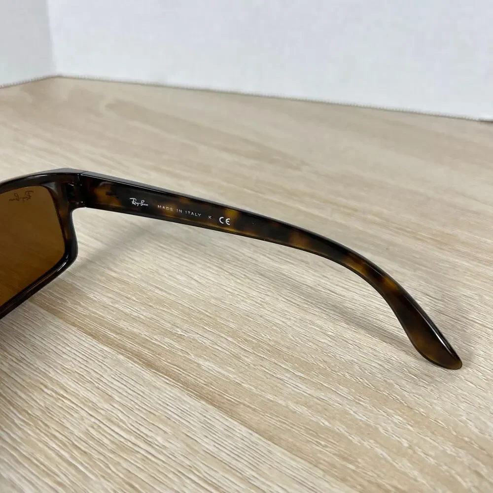 Ray-Ban RB4151 710 Sunglasses Tortoise Rectangular READ DESC 59-17-140 ITALY